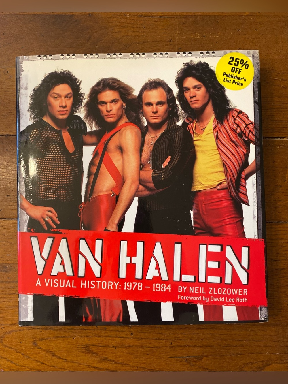 Van Halen A Visual History 1978 - 1984 by Neil Zlozower 2008 Hardcover Book